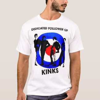 Camiseta Follower Dedicado Da Banda De Kinks Clássica T-Shi