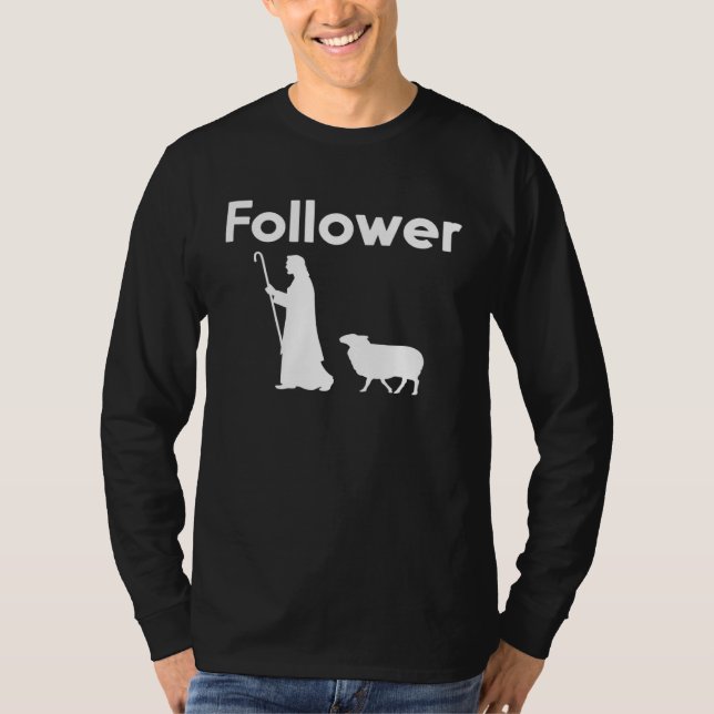 Camiseta Followers of Jesus Christ parable of the lost shee (Frente)