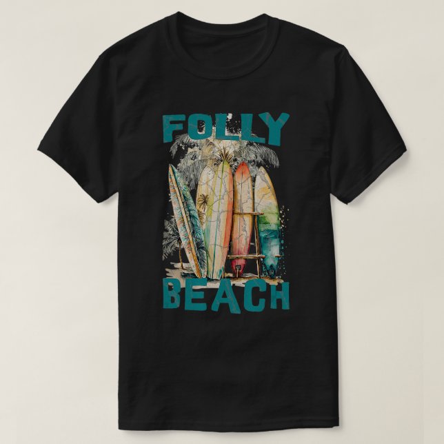 Camiseta Folly Beach (Frente do Design)