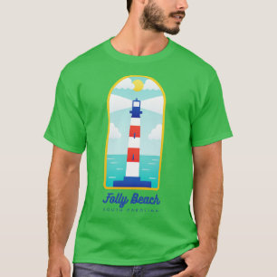 Camiseta Folly Beach Morris Island Lighthouist Souve