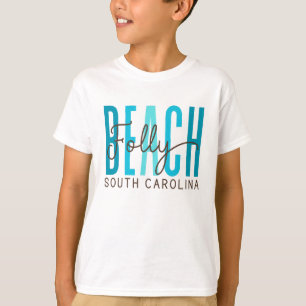 Camiseta Folly Beach South Carolina (Oceano)