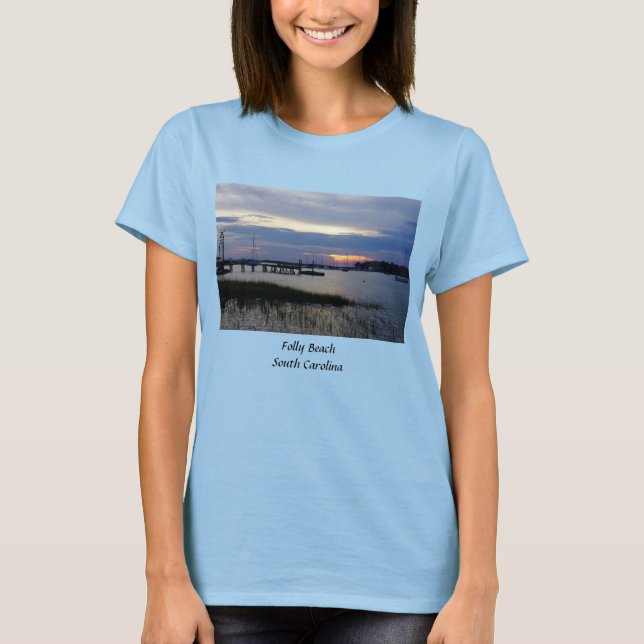Camiseta Folly Harbour Sunset T-Shirt (Frente)