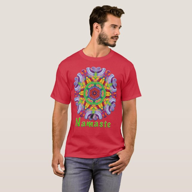 Camiseta Folly Namaste Kaleidoscope T-shirt (Frente Completa)