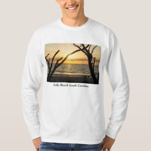 Camiseta Folly Sunrise Tree Silhouette