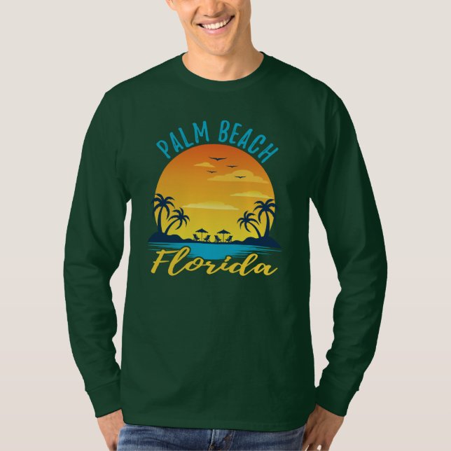 Camiseta Folm Beach Sunset Retro Vacing (Frente)