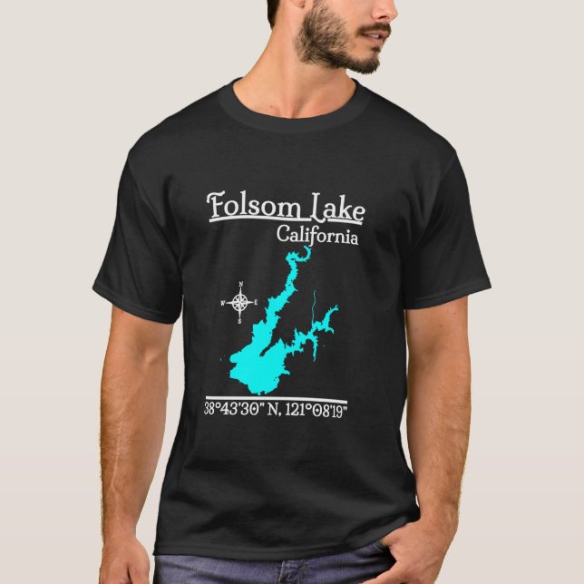 Camiseta Folsom Lake California (Frente)