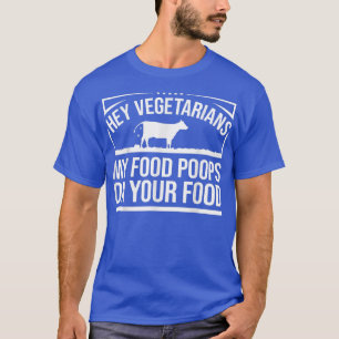 Camiseta Fome De Bovinos De Vaca, Minha Comida Coloca No Se