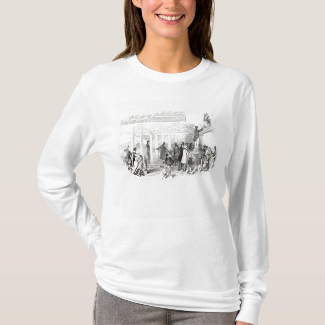 Camiseta Fome irlandesa da batata, 1847 (Frente)