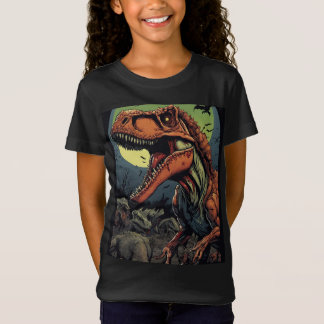 Camiseta Fome por Tratamentos: Zombie Dinossaur T-Rex