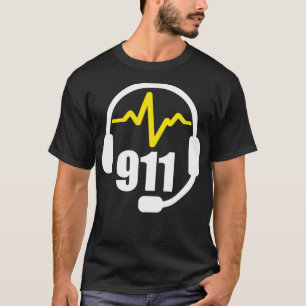 Camiseta Fone de ouvido 911 do expedidor