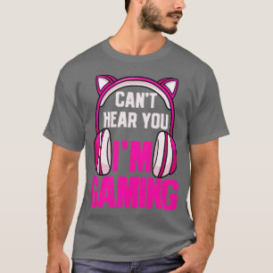 Camiseta Fone de ouvido da Gamer Girl