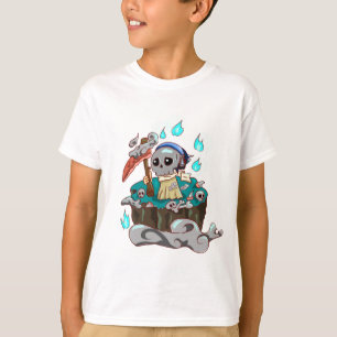 Camiseta Fone de ouvido do Dia de as Bruxas engraçado