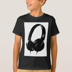 Camiseta Fone de ouvido pop Art