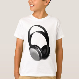 Camiseta Fone de ouvido pop Art