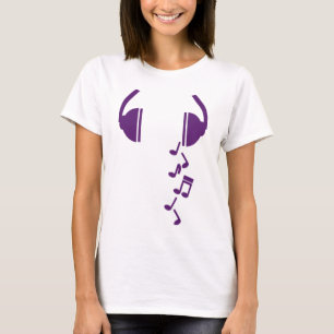 Camiseta Fones de ouvido