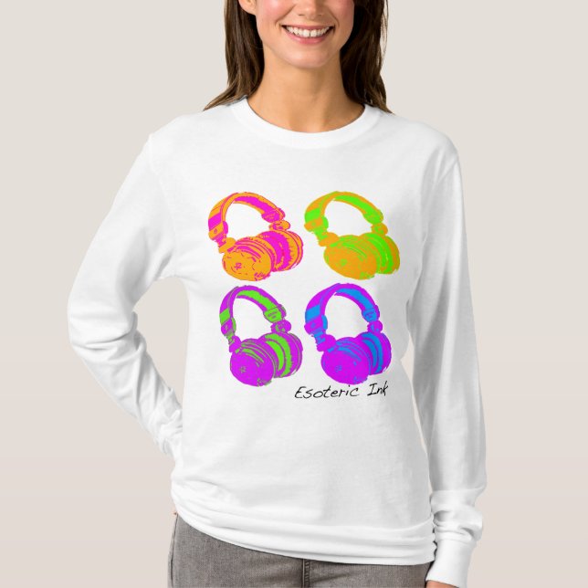 Camiseta fones de ouvido (Frente)