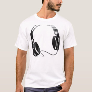 Camiseta Fones de ouvido