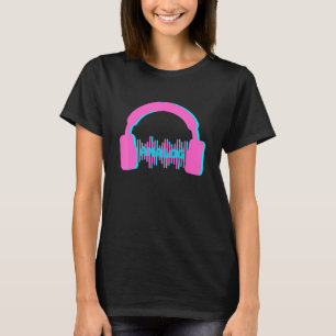 Camiseta Fones de ouvido analógicos Festival de Música Edm
