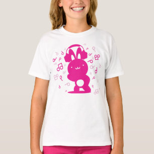Camiseta Fones de ouvido_coelhos