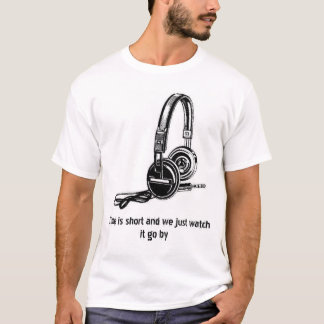 Camiseta Fones de ouvido das empregadas domésticas do