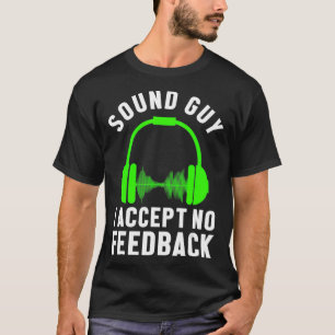 Camiseta Fones de ouvido de Cara de som Hertz Voice Music N
