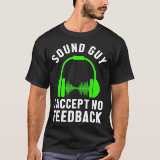 Camiseta Fones de ouvido de Cara de som Hertz Voice Music N