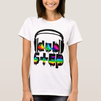 Camiseta Fones de ouvido de Dubstep