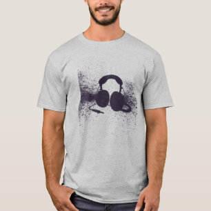 Camiseta Fones de ouvido de explosão