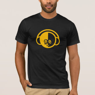 Camiseta Fones de ouvido de MC do disco-jóquei do DJ