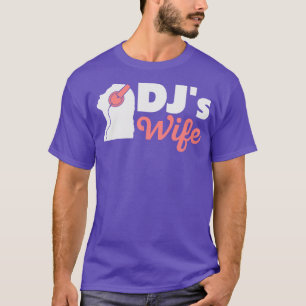 Camiseta Fones de ouvido De Música De Namorada De Jockey Co