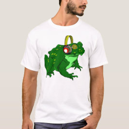 Camiseta Fones de ouvido de Visto de Tela de Cartoon