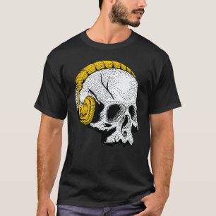 Camiseta Fones de Ouvido DJ Skull Magia Oculta 1