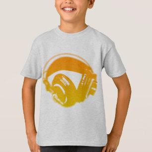 Camiseta Fones de ouvido do DJ - disco-jóquei DJing da