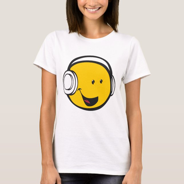 Camiseta Fones de ouvido Emoji (Frente)