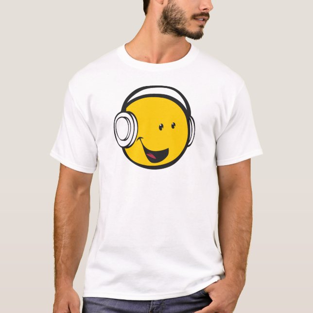 Camiseta Fones de ouvido Emoji (Frente)