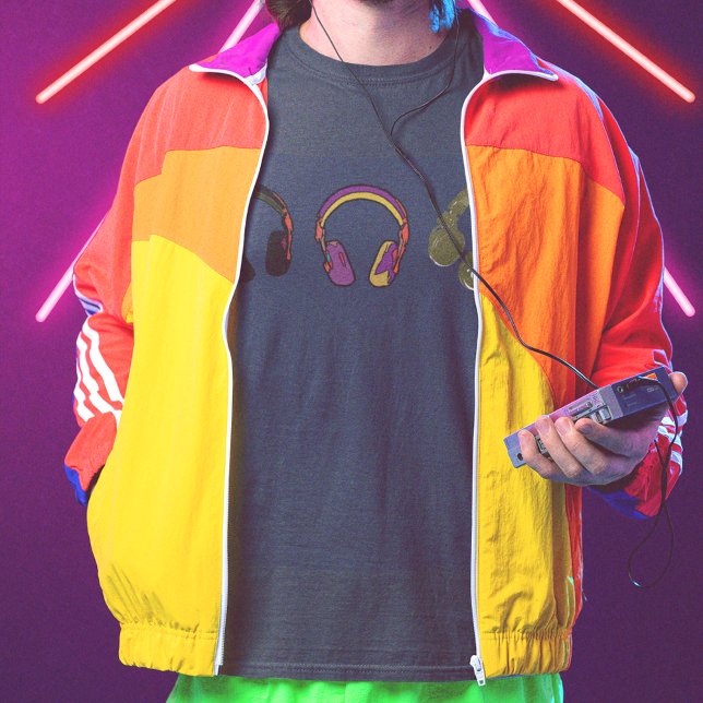 Camiseta Fones de ouvido legal do Dj Music (cool music only)