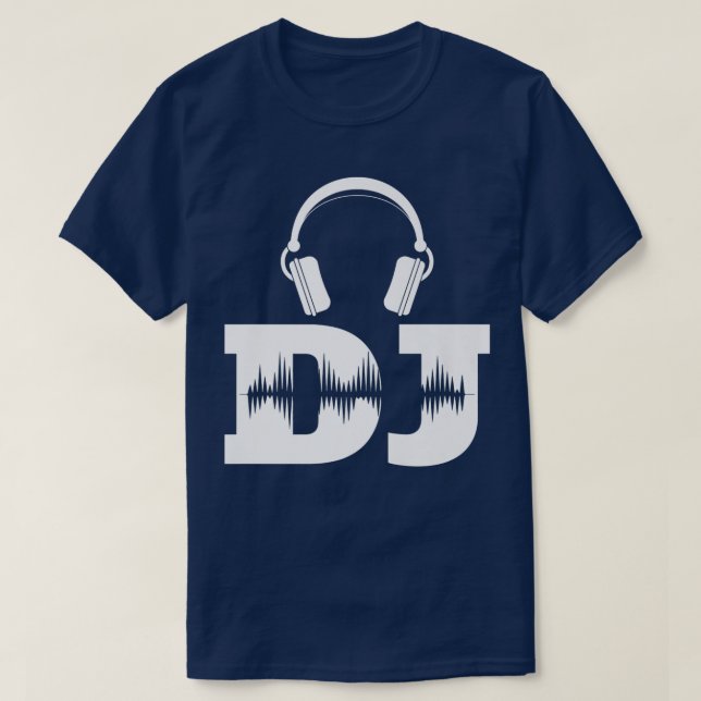 Camiseta Fones de ouvido Music DJ Techno (Frente do Design)