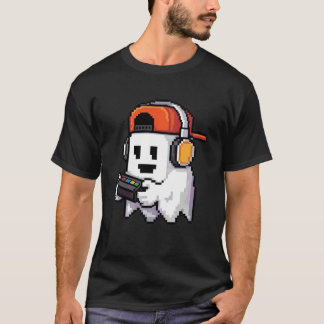 Camiseta Fones de Ouvido para Jogos de Vídeo Ghost Gamer Fa
