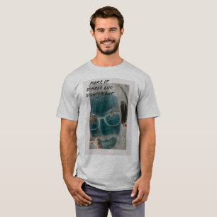 Camiseta Fones de ouvido simples, diferentes copos T-shirt