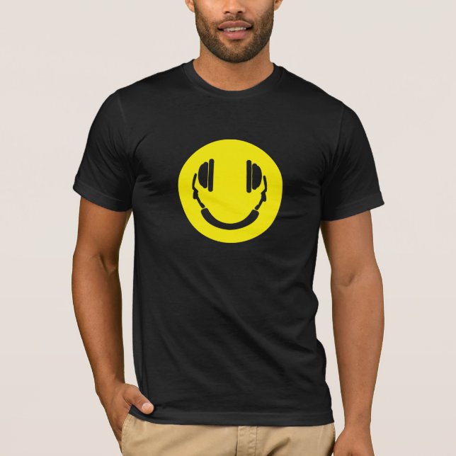 Camiseta Fones de Ouvido Sorriso (Frente)
