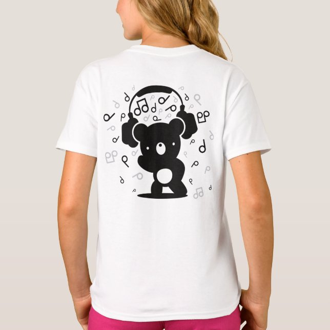 Camiseta Fones_de_Ouvido_Ursa (Verso)
