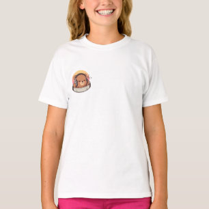 Camiseta Fones de Ouvido Urso Música Crianças