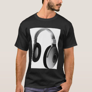 Camiseta Fones de Ouvido Vintage Old School Gráfico por Dan