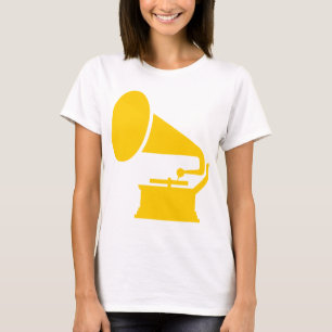 Camiseta Fonógrafo - âmbar