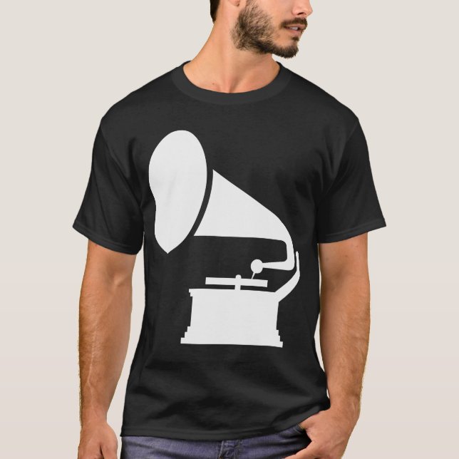 Camiseta Fonógrafo - Branco (Frente)