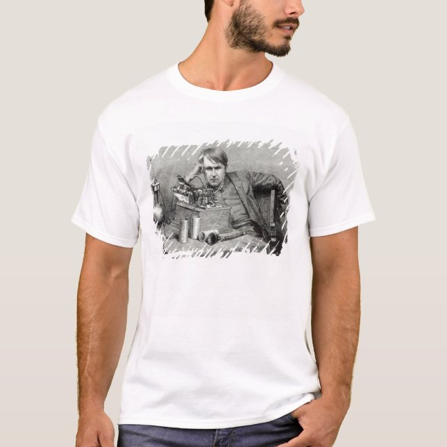 Camiseta Fonógrafo novo de Mr.Edison (Frente)