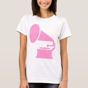 Camiseta Fonógrafo - Rosa