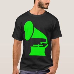 Camiseta Fonógrafo - Verde