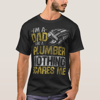Camiseta Fontaneria Pai Encanador Vintage SOU UM Pai E Um