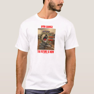 Camiseta Fonte Aberta O Futuro Está Agora (Duke)